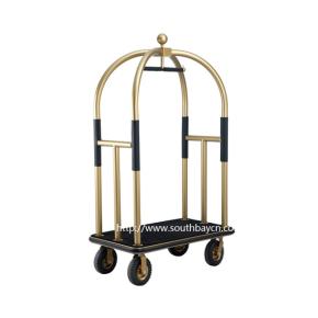 Hotel luggage trolley - Champagne Gold