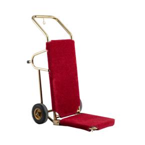Hotel Stainless Steel Lobby Hand Truck Luggage Trolley 