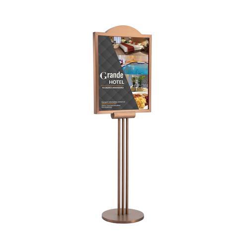 Indoor Enclosed Letter Board Floor Stand