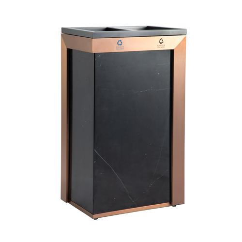 Deluxe hotel lobby recycling waste bin 