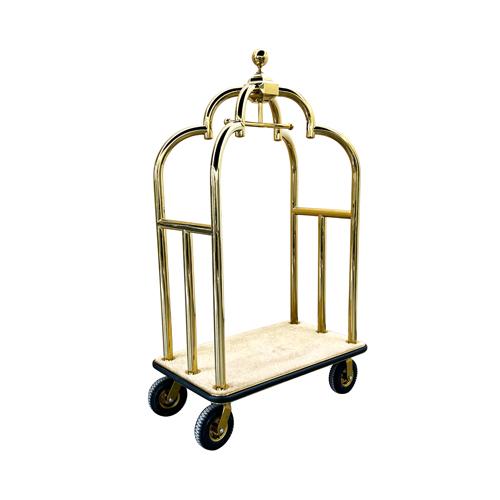 Heavy-Duty Hotel Luggage Carts | Custom Branded Lobby Trolley