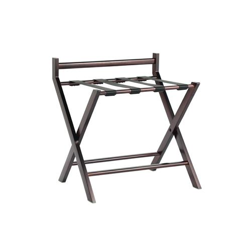 Stainless steel hotel guest luggage rack 