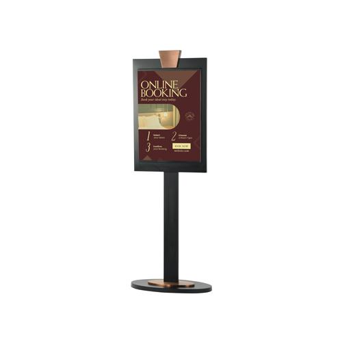 Luxury hotel  poster sign stand 
