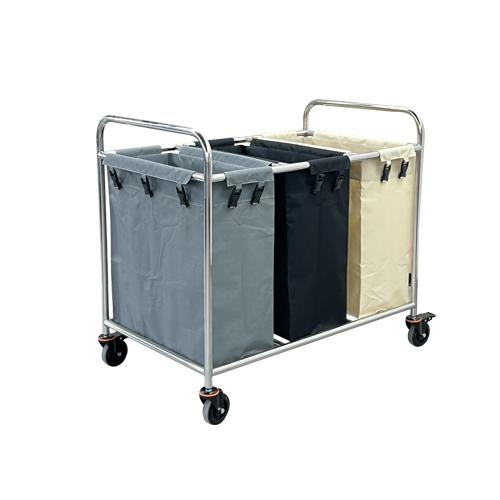 Hotel stainless steel laundry trolley 