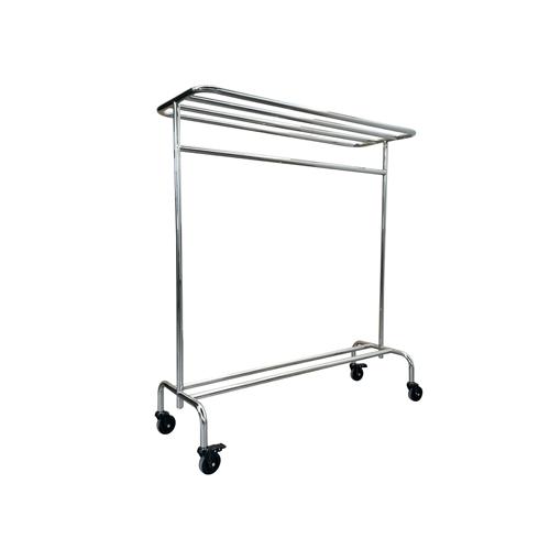Hotel stainless steel garment trolley 
