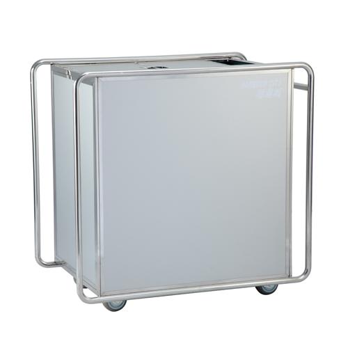 Aluminum Linen Hamper with lid