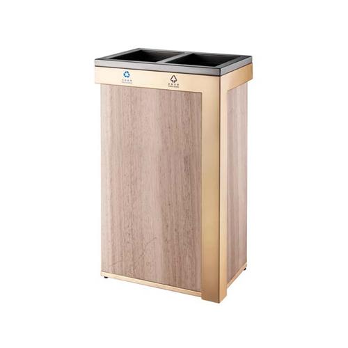 Marble Hotel Lobby Elevator Trash Bin