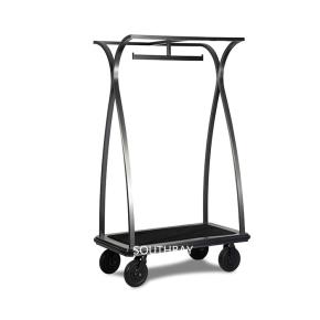 Grand Lux Bellman’s cart -stainless steel finish
