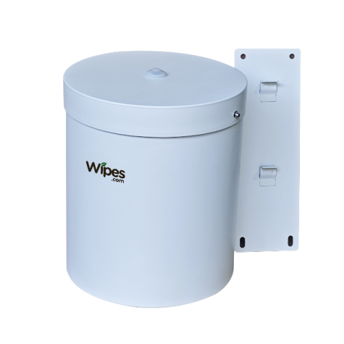 Wall mounted sanitizer wipes dispenser 