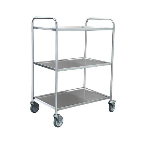 Stainless Dining Cart-3 Shelf Heavy Duty Utility Cart 