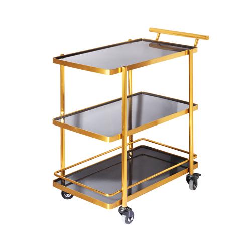 Restaurant beverage service trolley