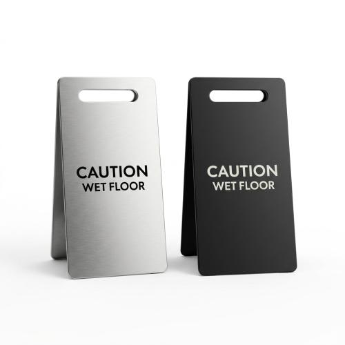 Stainless Steel Wet Floor Sign