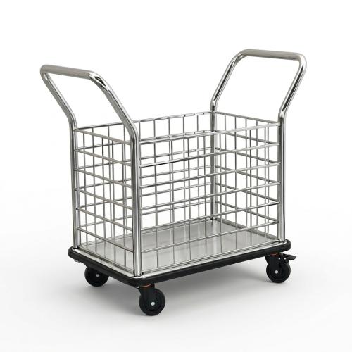 Stainless Steel Frame Covered Laundry cart 