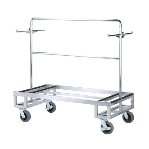 Stainless steel fence trolley 
