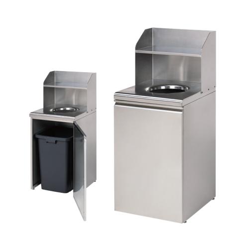 Stainless Steel Restaurant Trash Receptacles